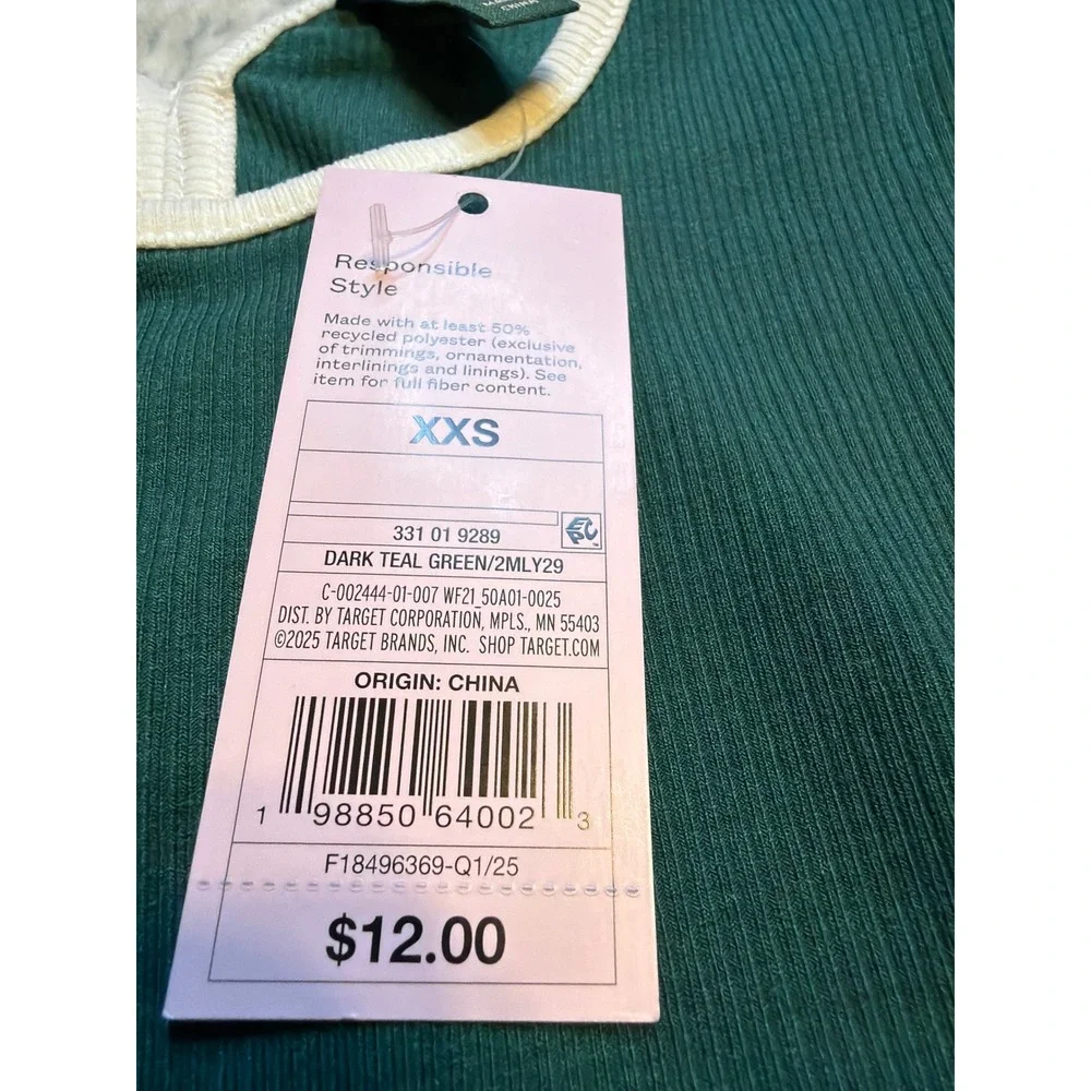 Wild Fable Womens XXS Ribbed Knit Tank and tee bundle 5‎ piece lot - Picture 9 of 11